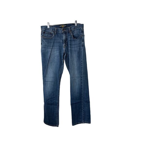 Lucky Brand 221 Original Straight Fit Medium Rinse Jeans Men's 32x33 - Picture 1 of 5